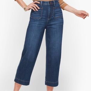 Women’s Talbots  Flawless High Waist Wide Leg Crop Size 12